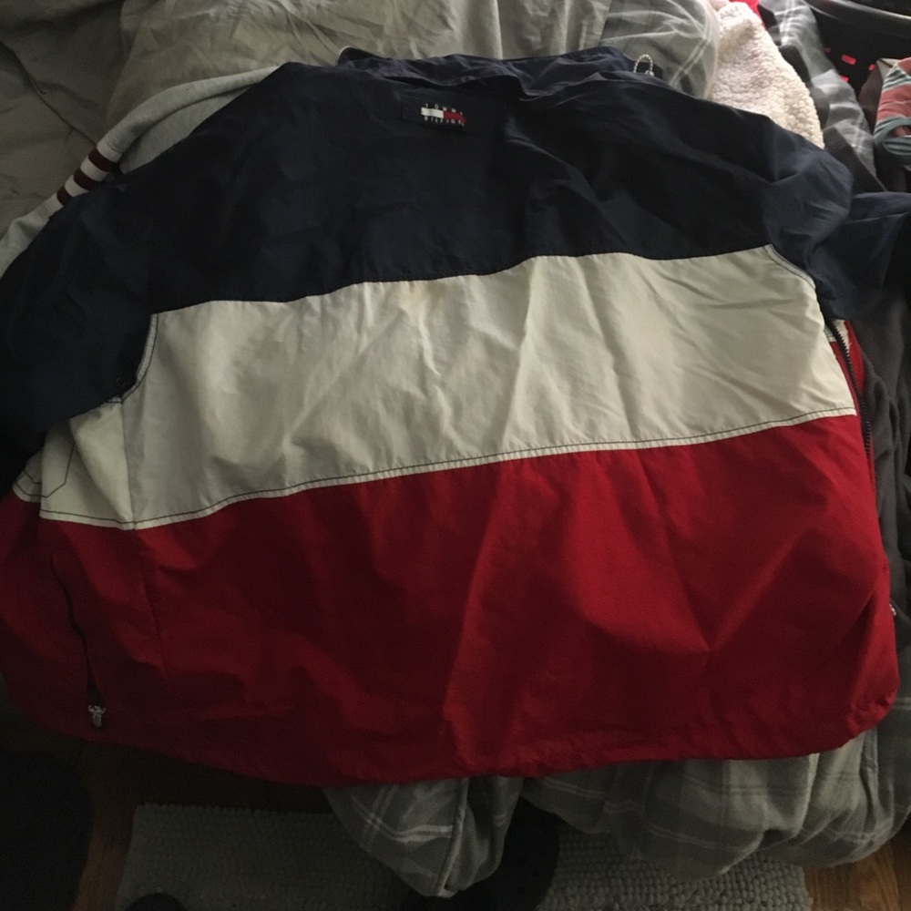 Vintage Tommy Hilfiger rain jacket w/hood